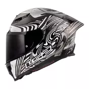 Ls2 Ff807 Dragon Carbon Enthum Мотошлем Grey Серый