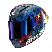 Shark Aeron Gp Fim2 Speed-vib Мотошлем Blue Синий