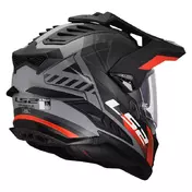 Ls2 Mx701 Explorer Hexa Мотошлем Black Red Matt Красный