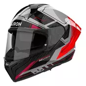 AIROH Matryx Rocket integralhelm Black / Red Fluo Gloss