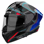 AIROH Matryx Rocket integralhelm Blue / Red Gloss