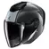 SHARK RS Jet Carbon Blank jethelm Glossy / Carbon / Silver