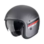 Scorpion Belfast Evo Adonis Мотошлем Silver Red Matt Серый