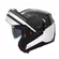 Nolan N90.3 06 Roboto Мотошлем Black Silver White Белый