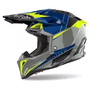 Airoh Aviator 3 Push Мотошлем Blue Синий