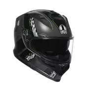 Agv K7 E2206 Kyber Мотошлем Matt Grey Yellow Fluo Желтый