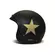 Dmd Jet Retro Мотошлем Star Gold Черный