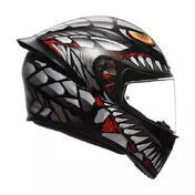 Agv K1 S E2206 Lyzard Мотошлем Green Red Matt Черный