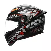 Agv K1 S E2206 Lyzard Мотошлем Green Red Matt Черный