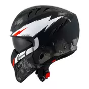 Suomy Armor Hi Volt Мотошлем Black Matt White Черный