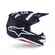 Alpinestars Sm7 2206 Dasher Мотошлем Black White Matt Черный