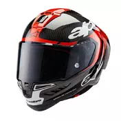 Alpinestars Supertech R10 Element Мотошлем Red Gloss Красный