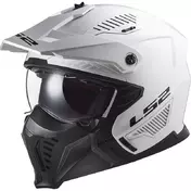 Ls2 Of606 Drifter Solid Мотошлем White Белый