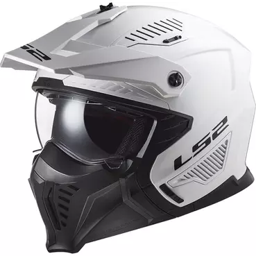 Ls2 Of606 Drifter Solid Мотошлем White Белый