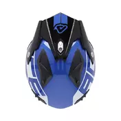 Acerbis Jet Aria 2206 Graphic Мотошлем Black Blue Синий