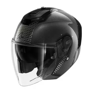 SHARK RS Jet Carbon Ikonik jethelm Glossy / Carbon / Black