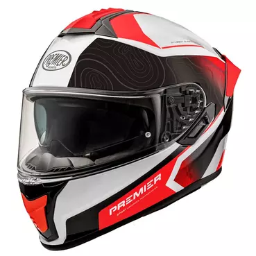 Premier Evoluzione Dk 2 Bm Мотошлем Red Красный