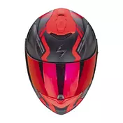 Scorpion Exo 1400 Air Corsa Мотошлем Black Red Красный