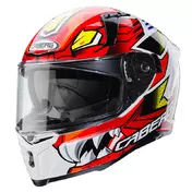 Caberg Avalon Giga Мотошлем White Red Yellow Красный