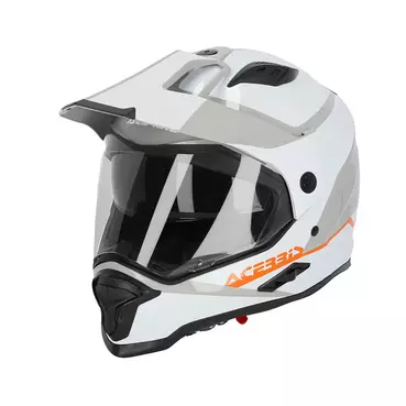 Acerbis Reactive 2206 Мотошлем White Grey Серый