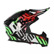 Acerbis Steel Carbon 2206 Мотошлем Green Red Оранжевый