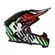 Acerbis Steel Carbon 2206 Мотошлем Green Red Оранжевый