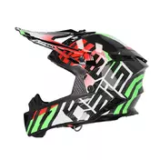 Acerbis Steel Carbon 2206 Мотошлем Green Red Оранжевый