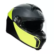 AGV Tourmodular Perception E2206 Multi MPLK Modularhelm Matt Black / Yellow Fluo