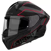 AIROH Matryx Sentinel integralhelm Black / Red Matt