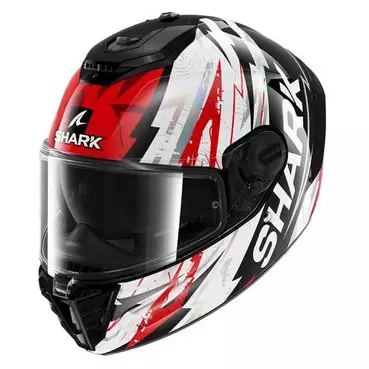 SHARK Spartan RS Hibolt integralhelm Black / Red / Chrom