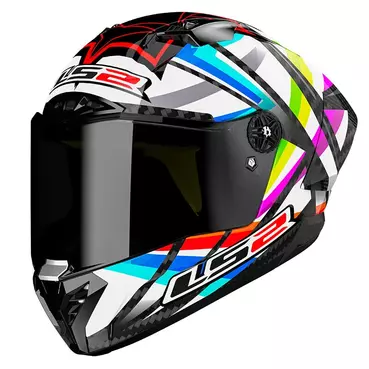 Ls2 Ff805 Thunder Carbon Gp Aero Flash Black Синий