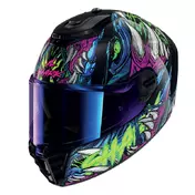 Shark Spartan Rs Shaytan Мотошлем Green Purple Фиолетовый