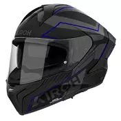 AIROH Matryx Sentinel integralhelm Black / Blue Matt