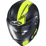 Hjc F70 Mago Мотошлем Black Yellow Желтый