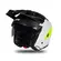 Ufo Sheratan 2206 Мотошлем Black White Yellow Черный