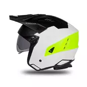 Ufo Sheratan 2206 Мотошлем Black White Yellow Черный