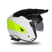 Ufo Sheratan 2206 Мотошлем Black White Yellow Черный
