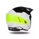 Ufo Sheratan 2206 Мотошлем Black White Yellow Черный