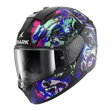 Shark Ridill 2 Racing Beast Mat Мотошлем Black
