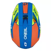 O Neal 3 Srs 2206 Solid Мотошлем Neon Blue Синий