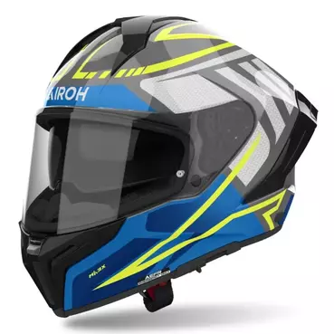 AIROH Matryx Rider integralhelm Blue Gloss