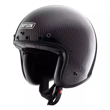 Simpson Chopper Carbon ECE22.06 jethelm Серый