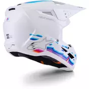 Alpinestars SM3 Force Youth Motocross Enduro Мотошлем ECE06 Gloss White