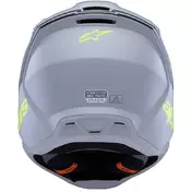Alpinestars SM3 YOUTH RADIUM Kids Cross Enduro Motorcycle Мотошлем Grey Black Yellow Fluorescent Matt