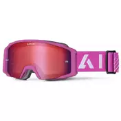 маска Moto Cross Airoh BLAST XR1 Matt Pink Red Mirror Lens
