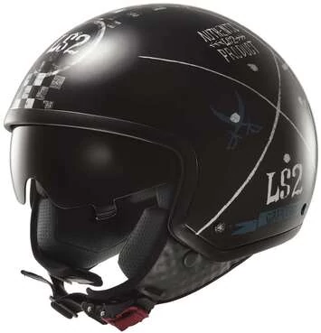 LS2 OF561 Greatest мотошлем черный