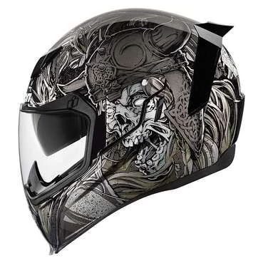 Icon Airflite Krom мотошлем серебряный