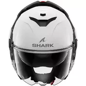 Shark OXO BLANK Modular Motorcycle Мотошлем P/J Pearl White