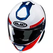 Modular Motorcycle Мотошлем P/J Hjc i91 BINA MC21 White Blue Red