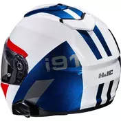 Modular Motorcycle Мотошлем P/J Hjc i91 BINA MC21 White Blue Red